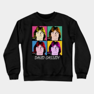 David Cassidy 80s Pop Art Style Crewneck Sweatshirt